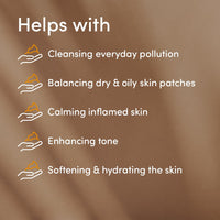 Urban Veda Soothing Facial Wash |Daily Simple Face Wash | Sandalwood & Rose Water| Sensitive Skin Face Wash for Women & Men | Face Cleanser for Dry & Sensitive Skin | 150 ml