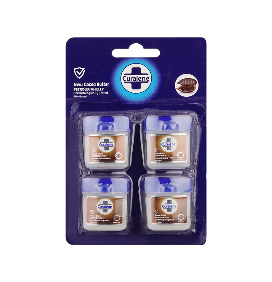 Curalene Petroleum Jelly Coco Butter 10ml (Pack of 4)