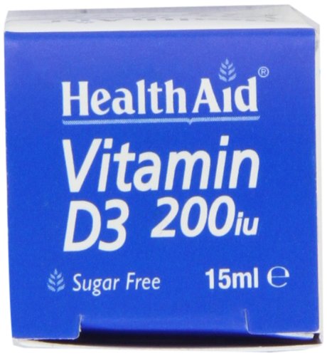HealthAid Vitamin D3 200iu Drops, Strawberry, 15 Millilitre