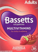 Bassetts Vitamins Bassetts Adults Raspberry and Pomegranate Flavour Soft and Chewy Multivitamins - Pack of 5, Total 150 Pastilles