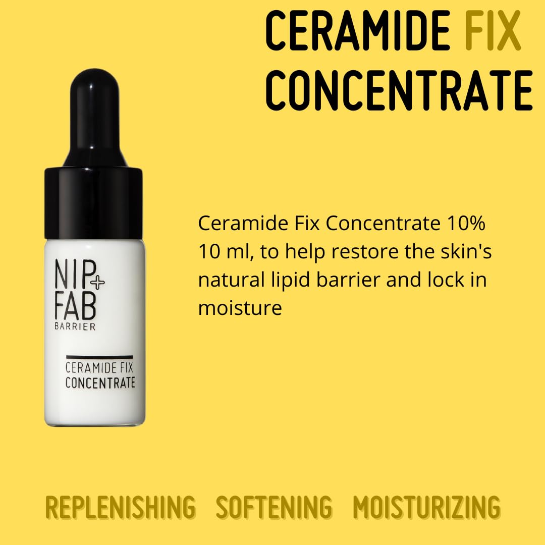 Nip+Fab Gift Set, Super Skin Booster Set, 5 Skin-Boosting Concentrates: Retinol, Hyaluronic, Ceramide, Glycolic and Vitamin C, Complex Skin Care