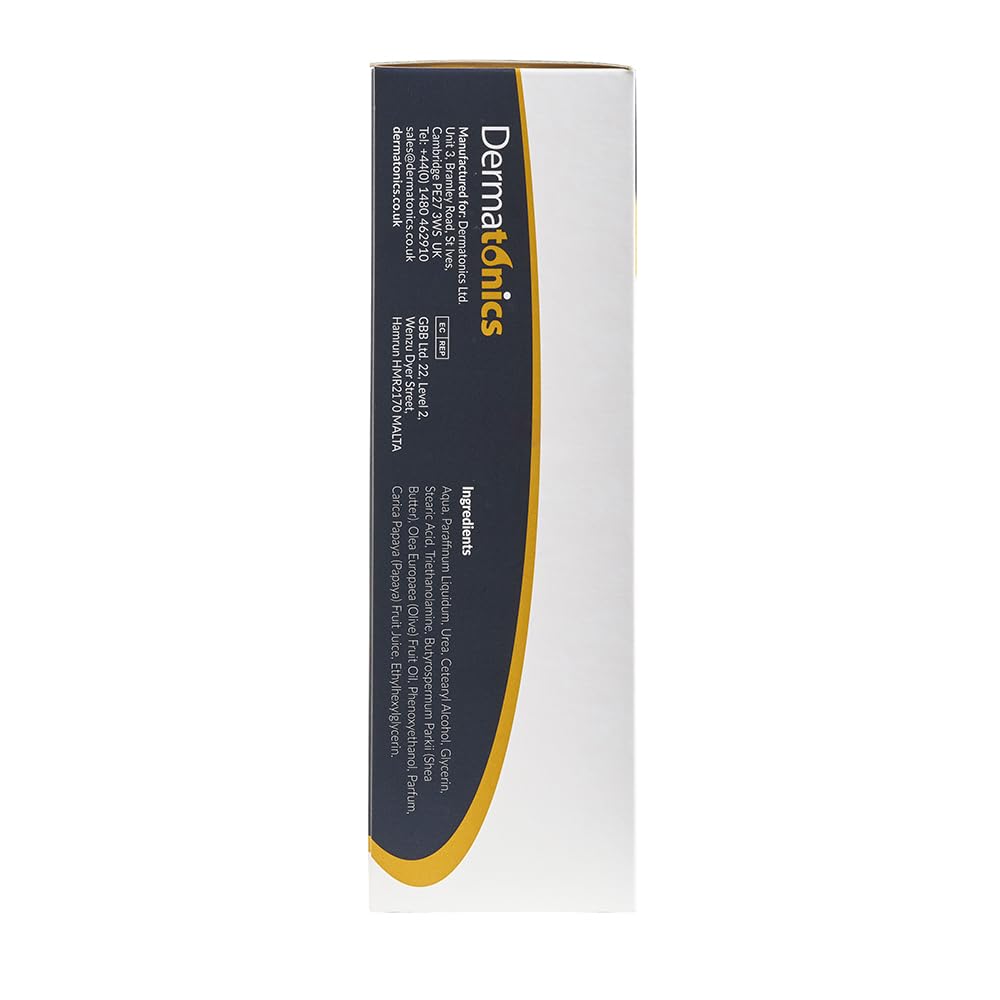 Dermatonics Dry Skin Balm - Vegan-Friendly Formula with Urea, Olive and Papaya for Smooth and Nourished Skin | With a Fresh Scent for Men and Women Daily Use | 200 ml