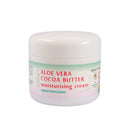 The House of Mistry Mistry's Aloe Vera Cocoa Butter Moisturising Cream 50g - Moisturising & Softening, Clear Skin Blemishes and Wrinkles - Additive Free, Vegan.