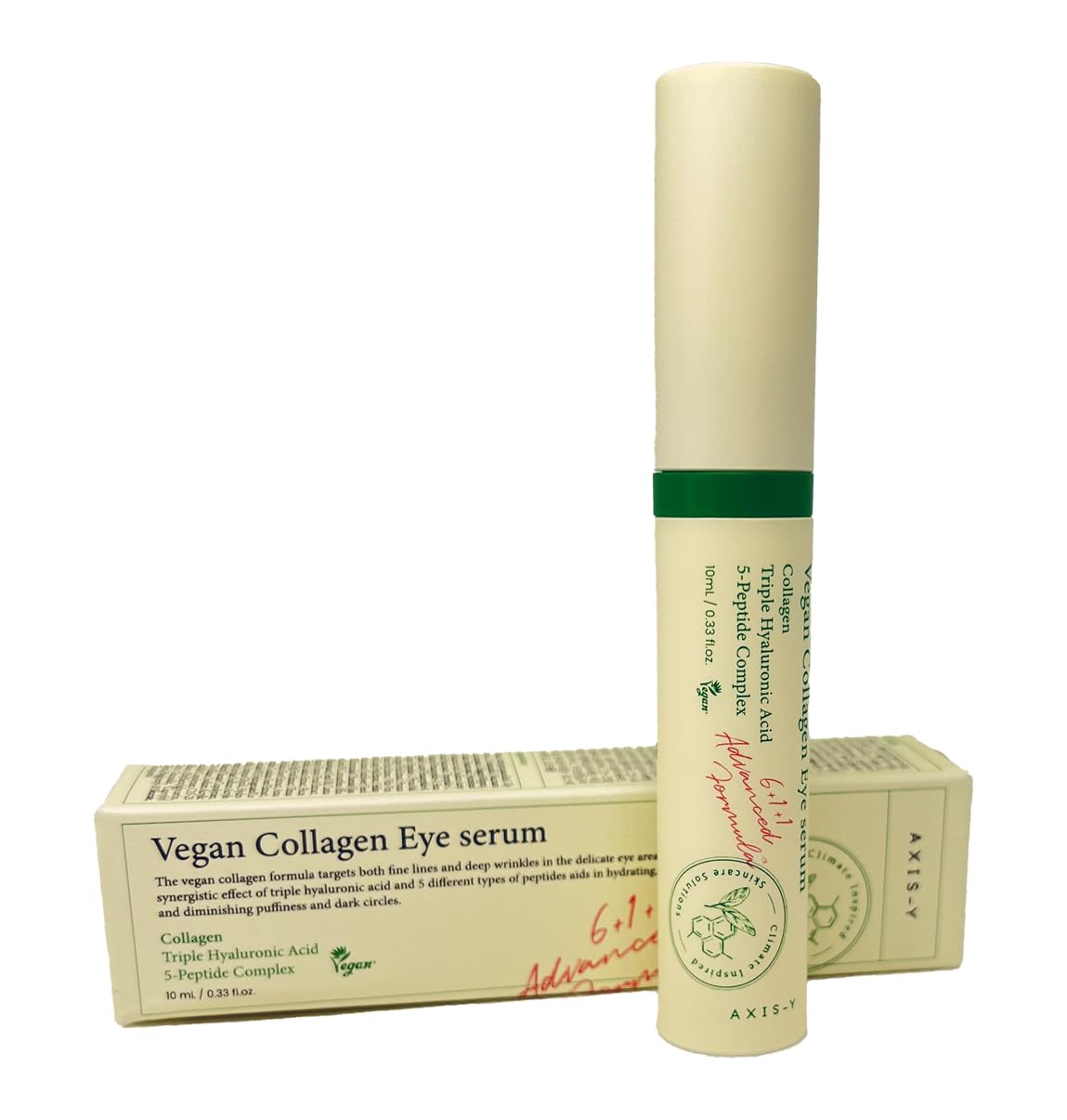 healthy & caring A X I S - Y - Vegan Collagen Eye Serum with Triple Hyaluronic Acid and 5 Peptide Complex