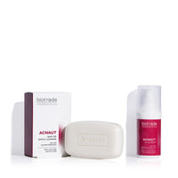 BIOTRADE ACNE OUT Biotrade Acnaut Anti Blemishes Set Active Cream + Cleansing Soap For Mild Skin Conditions Breakouts Prevents Comedones, Blemish-Prone and Oily Skin