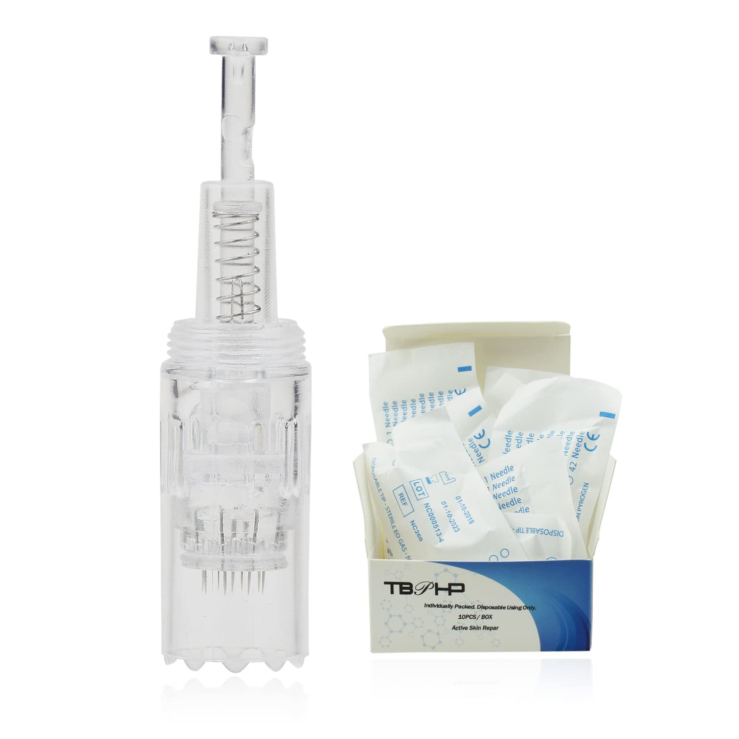 TBPHP Derma Pen Screw Needle Cartridge 9pin for M1/P10/P20/P20RL(10 pcs 9Tips)