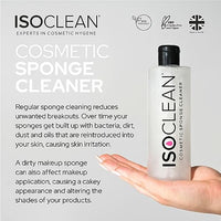 Isoclean ISOCLEAN Makeup Sponge Cleaner - 110ml - Vegan, Cruelty Free, Hygienic, Easy to Use & Long-Lasting, Professional Cosmetic Grade