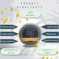 The Ilex Wood - All-Natural Skin Balm - Calendula Salve - soothes rashes, itching, dry skin, eczema, cruelty free, plastic free, handmade in the UK - 100ml