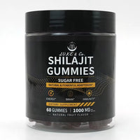 Luke & Co. Shilajit Gummies – Sugar-Free, 1000mg, Natural Fruit Flavor