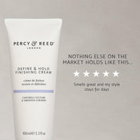 Percy & Reed Define & Hold Finishing Cream 100ml, Lightweight Hair Styling Cream, Hair Care for All Types, Smooths Flyaways, Defines Layers, Flexible Control, Non Greasy, Session Styling Collection