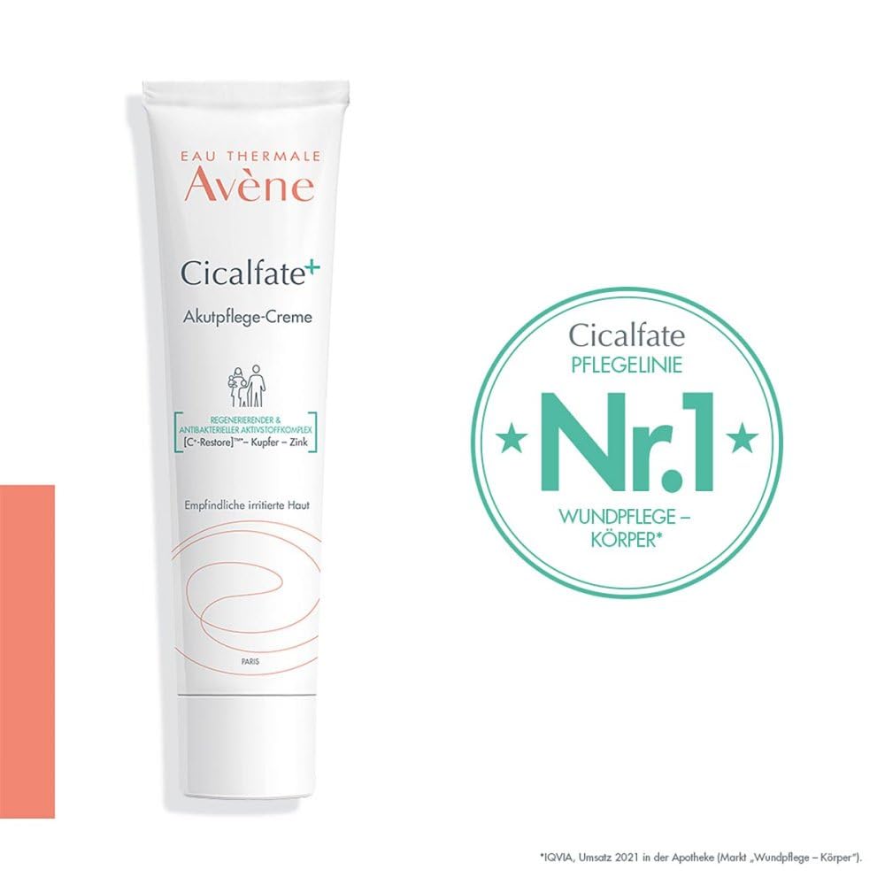 Avene Avène Cicalfate+ Akutpflege-Creme Empfindliche irritierte Haut, 40 ml Cream