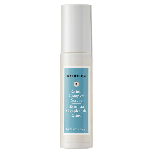 Naturium Retinol Complex Serum, Microencapsulated Retinols plus Bakuchiol, Refining & Smoothing Facial Serum | 1.0 FL OZ / 30 ML