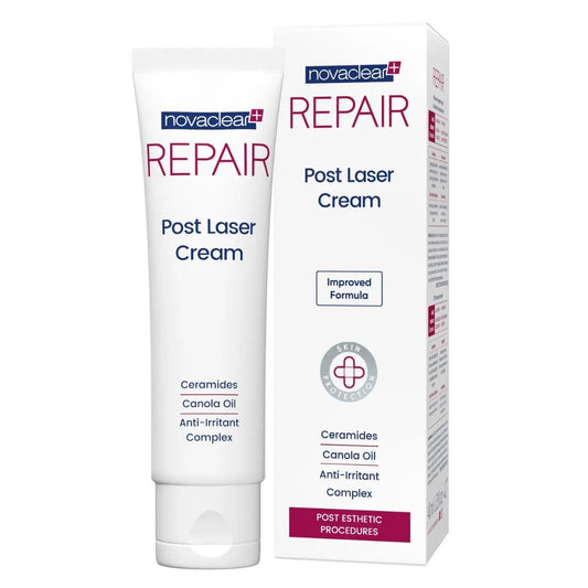 Novaclear Repair Post Laser Cream 75 ML for after care post laser and post procedures reduce irritation and rejuvenates skin