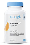 OSAVI Osavi Vitamin D3 2000 IU – 120 Softgels | Supports Immune Function | Bone Health | Muscle Function and Calcium Absorption | Contains Quali®–D | Derived from Natural Lanolin and MCT Oil from Coconut