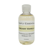 Simply Essential Creamy Vanilla Body Massage Oil 100ml