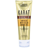 BODY BUTTER Ultra Bronzing Butter Lotion, 251ml - Karat Bronzer Tanning, Tingle-free, Infused with Helio Carrot Oil, Exotic Coconut Fragrance, Firming, Hydrating, Softening for All Skin Tones