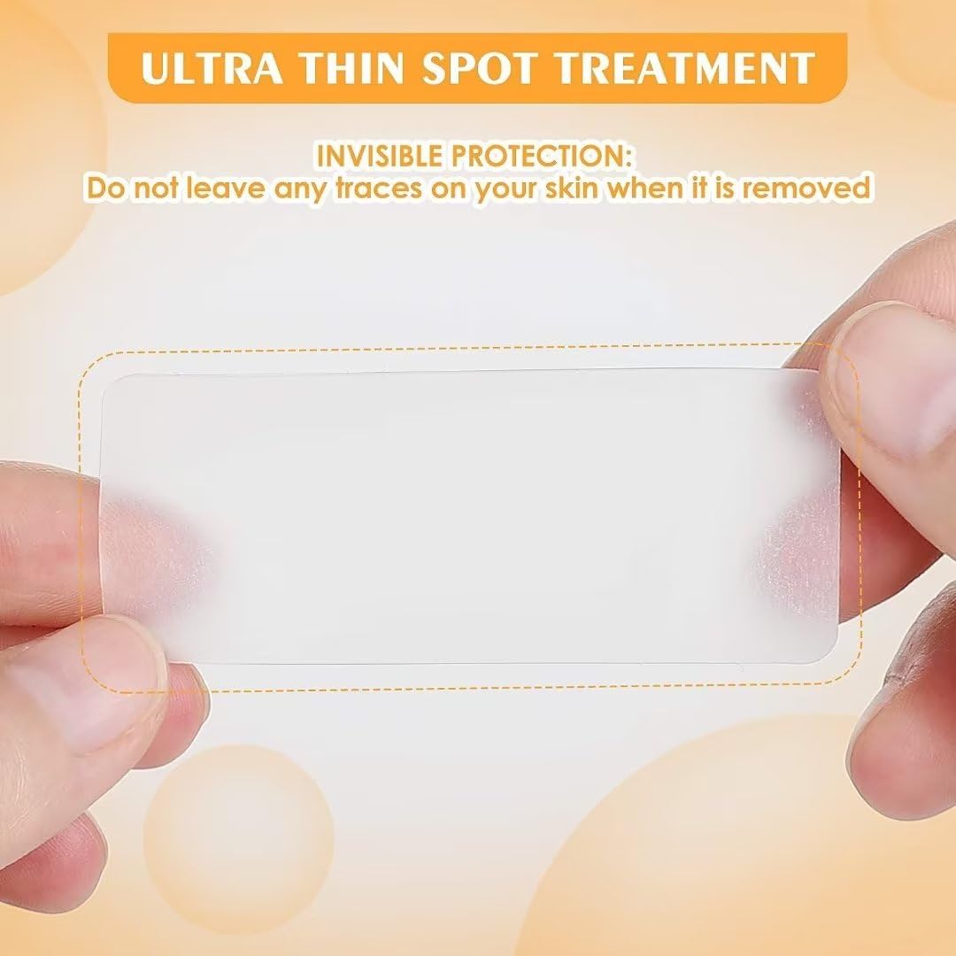 JOLVKA Large Pimple Patch,18 Strips (XL), Hydrocolloid Blemishes Patch Spot Dots, Pimple Stickers