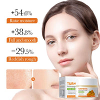 YUYUE-YY Turmeric Face Cream, Aanti Aging Cream For Radiant and Glowing Skin, Reduce Dark Spots & Hyperpigmentation, Refining Pores, Anti Ageing Moisturiser Cream for Women & Men - Brightening (Turmeric)