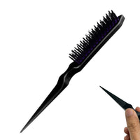 Generic Hair Brush for Women and Men - Perfect for Styling, Creating Volume, and as a Slick-Back Hairbrush, Black，smoothing brush，teasing brush，teasing comb