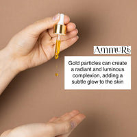 Ammuri 24K Gold Serum Anti-Ageing Anti-Wrinkle Formula Collagen Moisturizing Skin Care Face Serum - Targets Pigmentation, Uneven Skin Tone, and Dark Circles - 30ml