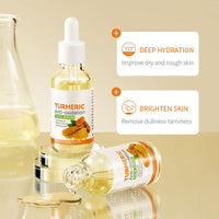 ZQUKAMZ Turmeric Anti-oxidation Serum, Turmeric Anti Oxidation Face Serum, Turmeric Oil for Dark Spots, Turmeric Dark Spot Removal Correction Essence and Turmeric Moisturizing Facial Essence 30ML