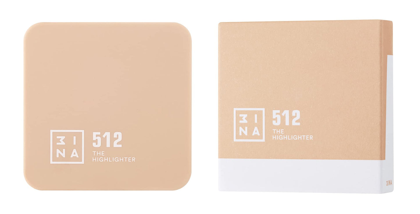 3INA MAKEUP - The Highlighter 512 - Gold Light Natural Silky & Blendable Highlighter- Radiant Glow Long Lasting Formula