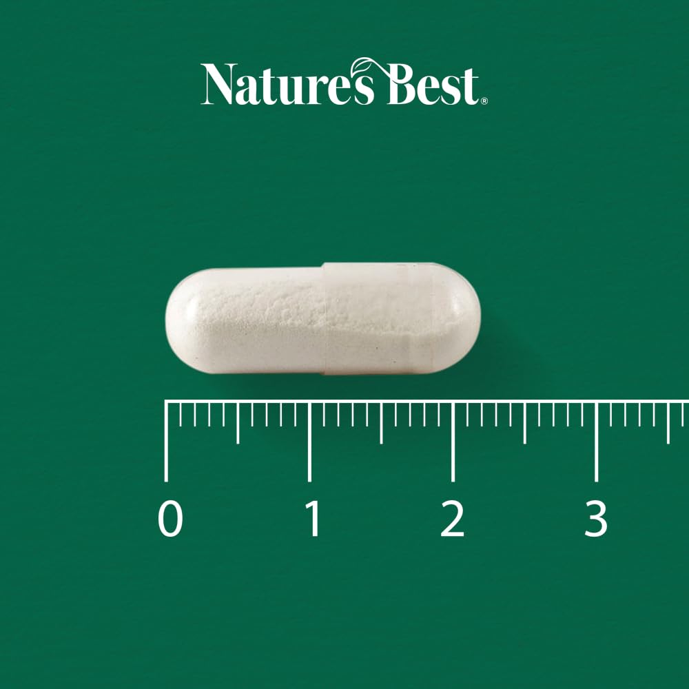 NATURE'S BEST Nature's Best Silica 200mg - High Strength Naturally Sourced Silica Supplement - UK Made - 90 Vegan Capsules (3 Months' Supply)