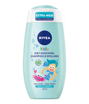 Nivea Men NIVEA KIDS 3in1 shower gel, shampoo & conditioner (250 ml), care and cleansing for kids with magical apple scent, extra mild & soap-free hair and skin care for children