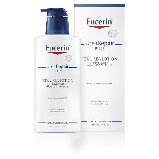 Eucerin 10% UreaRepair Plus Lotion,Immediate+Dry Skin Relief for 48 Hours for Very Dry and Rough Skin,400ml