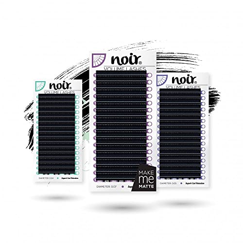 Noir Volume Lashes Russian Volume Lashes Individual 0.07 C curl 13mm Eyelash Extensions