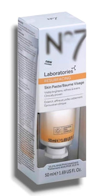 Generic Nō7 | Laboratories Resurfacing - Skin Paste with AHA/PHA Complex | Visibly Brightens, Refines & Evens | Cnically Proven | 50mL[Imperfect Box]