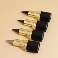 HOPHAT 2 Pieces Gray & Black Eyeliner Cream - Smoky Eyeshadow Pencil Set, Highly Pigmented Long Lasting Smudge-proof Shimmer Cream Eyeshadow Pen for Women (#03+04)