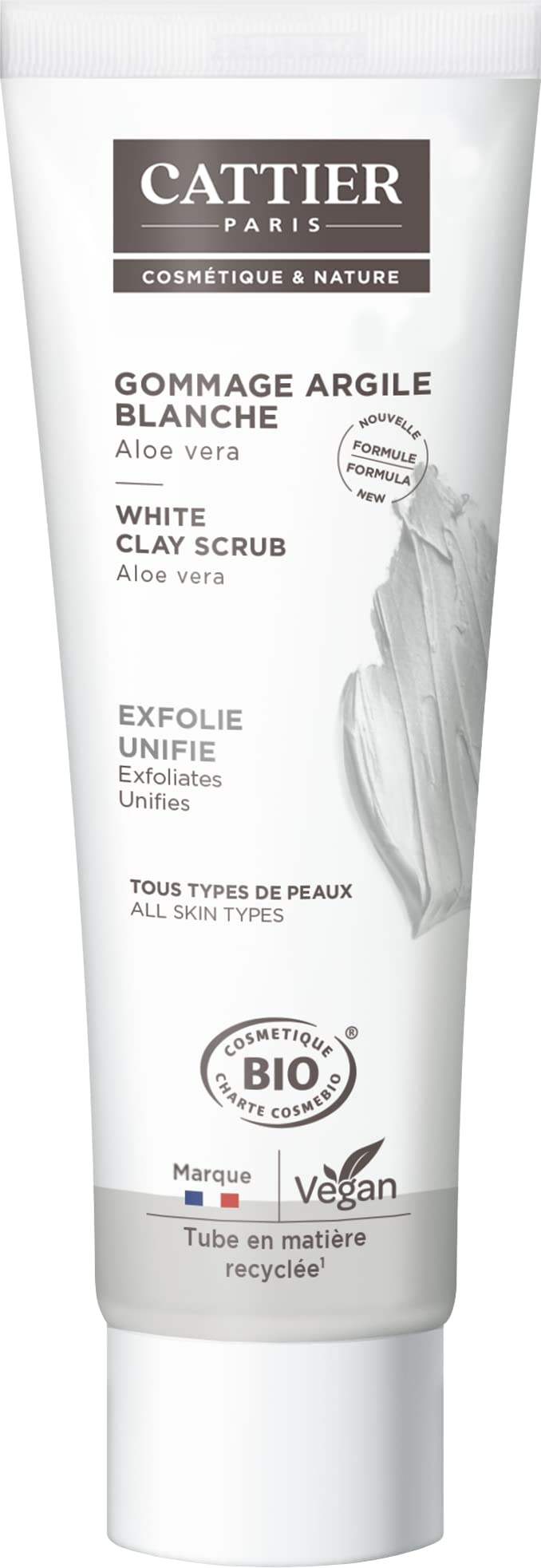 CATTIER PARIS Cattier White Clay Scrub Organic 100ml