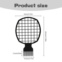 Tabanzhe Twist Combs – Hair Sponges for Afro Curls,Portable Double Ended Hair Twister Tool Hair Styling Accessories for Men and Women Coils Wave Hair