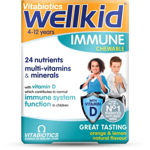 Vitabiotics Wellkid Immune Chewable, Pack of 30