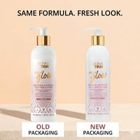 Skinny Tan Skin & Tan Body Glow Lotion - Medium Gradual Tanner for Natural Looking Sunless Tan, Streak-Free, Easy Application, Coconut Scented, Hydrating, Body Moisturiser 280ml