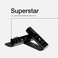 Pestle & Mortar Superstar 2% Retinoid Night Oil, Overnight Face Serum, Anti Ageing and Reduces Wrinkles with Vitamin E, Vitamin C and organic oil, 30ml