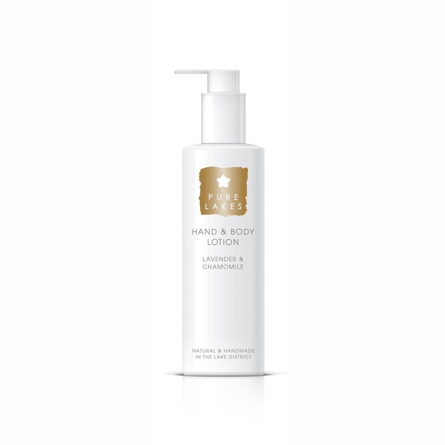 Pure Lakes Lavender & Chamomile Hand Lotion – Pump | Organic Hand Lotion with Lavender & Chamomile Essential Oils | Vegan Hand Lotion Made with Organic Ingredients | 250ml