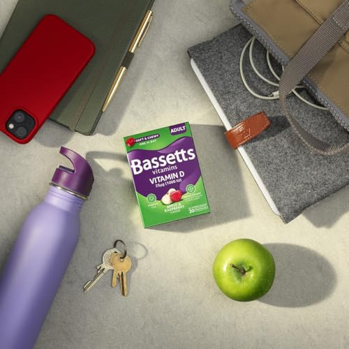 BASSETTS VITAMINS Bassetts Adult Vitamin D 25µg (1000 IU) Apple & Raspberry 30 Gummies