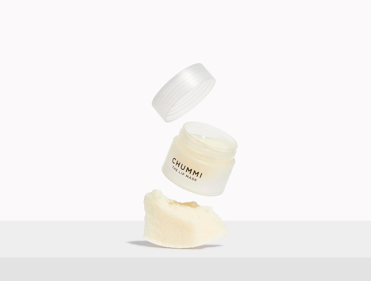 Pestle & Mortar CHUMMI LIP MASK - skincare for your lips - Luxurious overnight lip treatment in coconut, berry, and vanilla, blended with lip-softening plant butters and exfoliating berry extracts. (Berry)