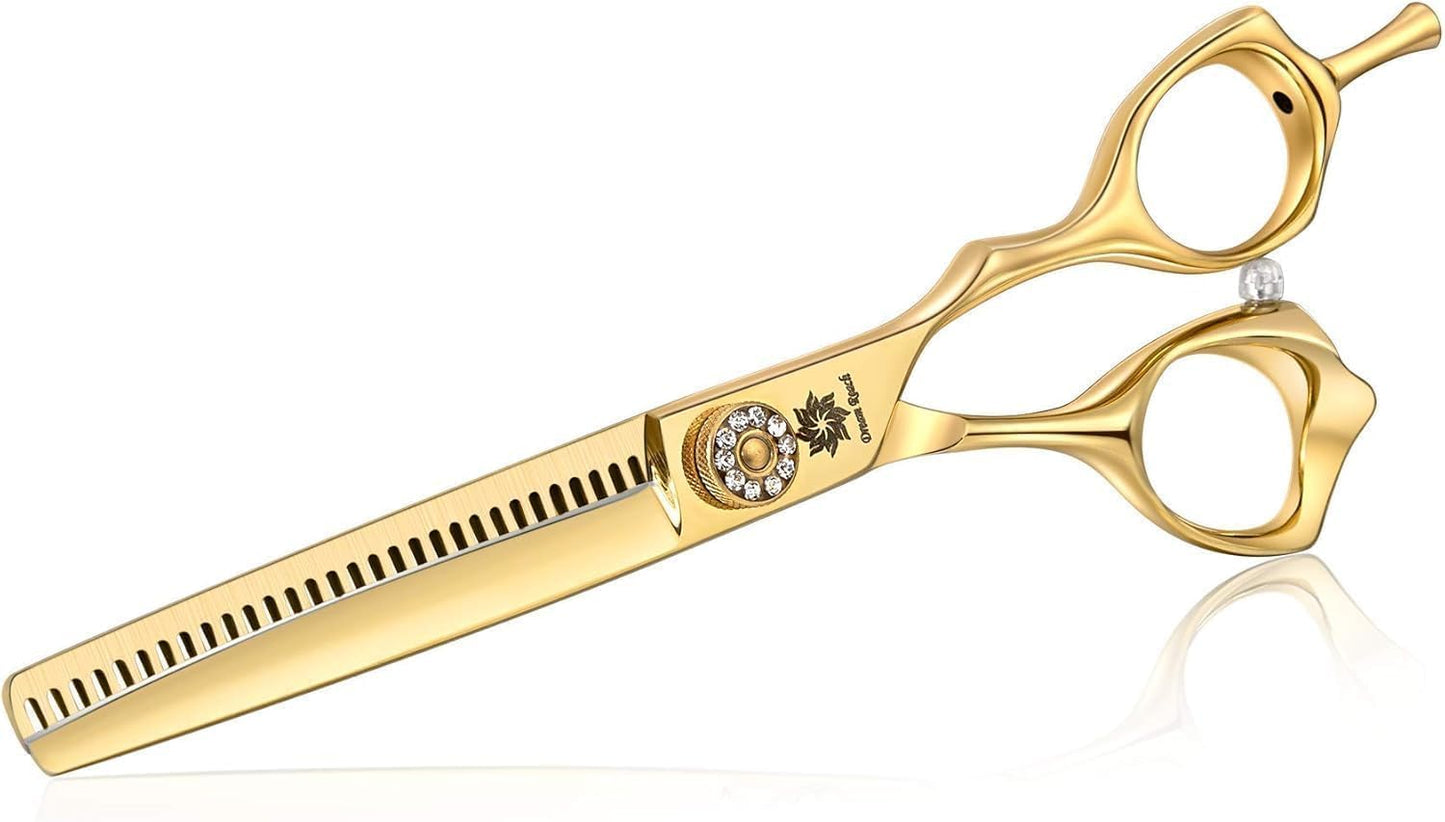 Dream Reach Hairdressing Scissors Sharp Thinning Scissors Japanese Stainless Steel 440C Handmade for Thinning