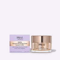 PRAI BEAUTY - Ageless Throat & Decolletage Crème Intensive Gold+ - Anti-Aging Formula, Reduces Fine lines and Wrinkles, 24k Gold Infused Visibly Hydrates neck and decolletage (50 ml (Pack of 1)