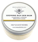 BEES of BRITAIN - 100% Natural Skin Balm - Shea, Cocoa Butter, Beeswax. Repairs, Soothes, Hydrates. We Donate 5% of our Profit to Save Bees + Pollinators. 100ml