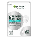Garnier Blemish Patches, Hydrocolloid patches to reduce the appearance of spots in 8 hours, Ultra-thin & Invisible on all skin tones, Suitable For All Skin Types, Vegan Formula, 22 Patches