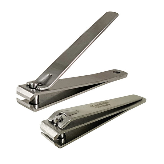 YNR Straight Large Nail Clippers - 80mm, Heavy Duty Stainless Steel Sharpest Thick Toenail, Fingernail Cutter for Men and Women