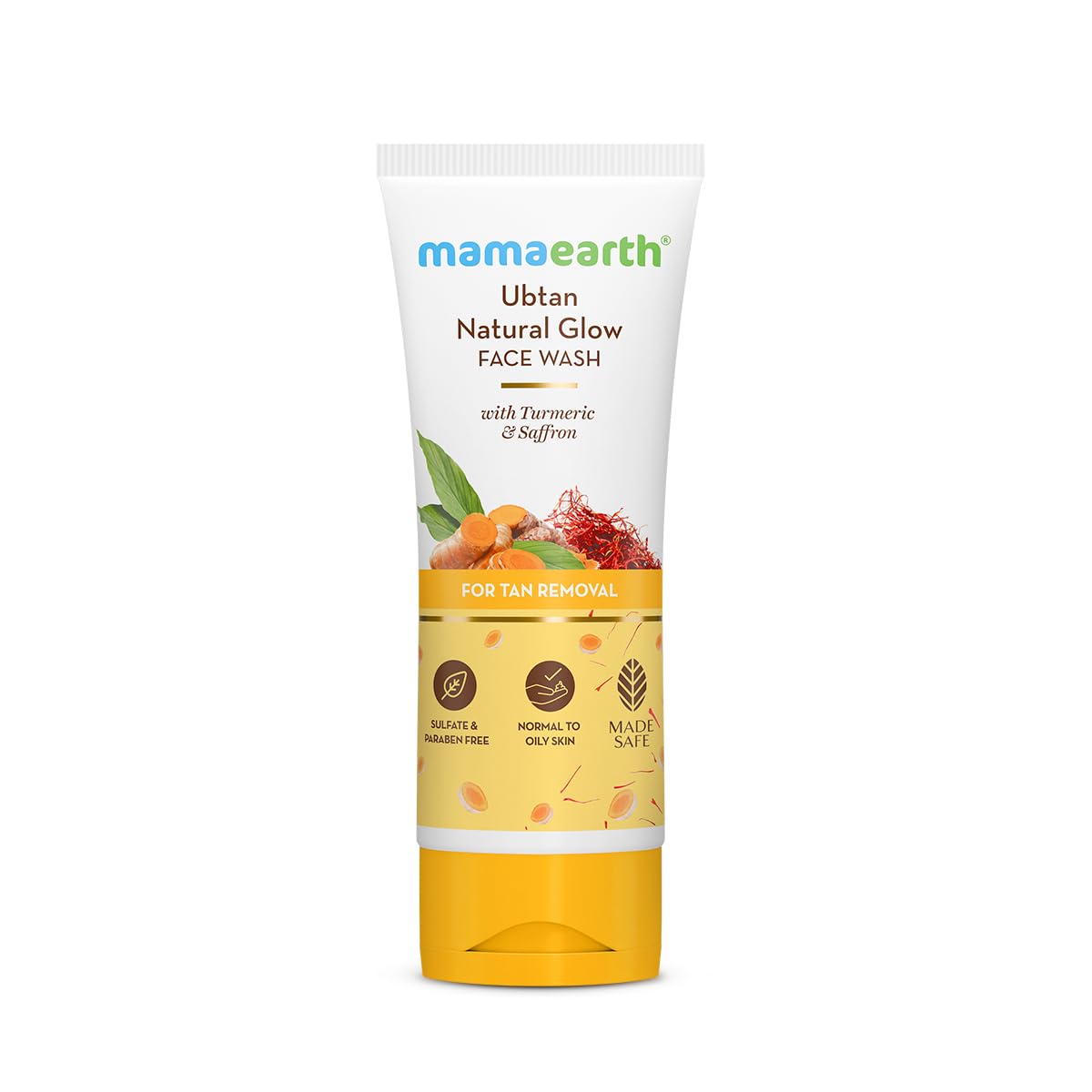 MAMAEARTH Mamaearth Ubtan Face Wash with Turmeric & Saffron 100 ml