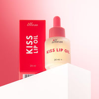 Illum Kiss Oil Lip Treatment, Natural Nourishing Lip Balm with Sweet Almond,Rosehip & Avocado Oil Hydrating & Plumping
