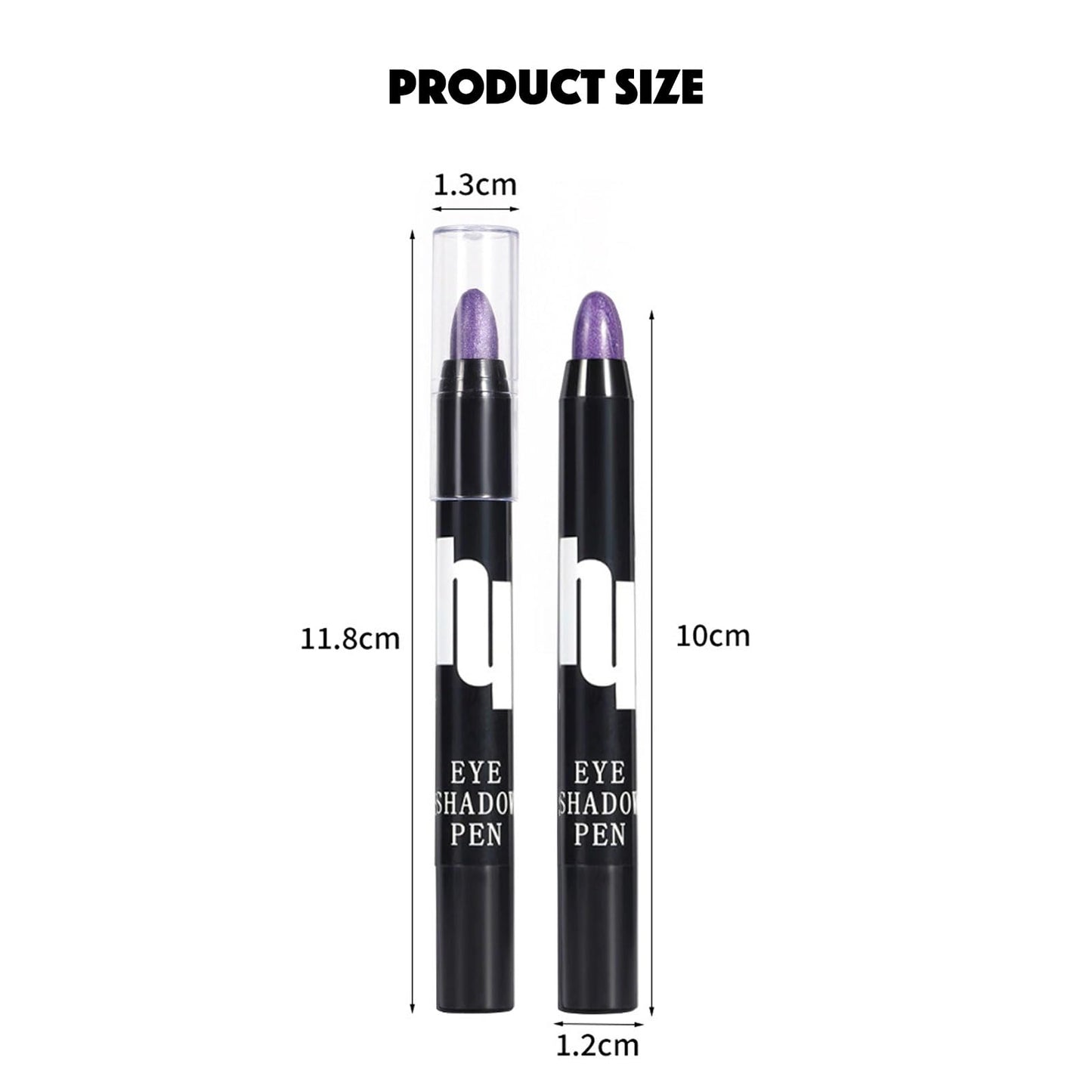 LYNTYAOU Shimmer Purple Eyeshadow Stick, Lavender Pearl Eye Shadow Pen Fine Cream, Glitter Radiant Metallic Eyeliner, Creamy Eye Pencil Crayon, Eyes Makeup Gift for Women
