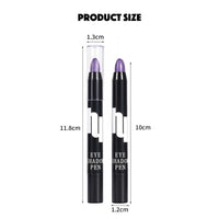LYNTYAOU Shimmer Purple Eyeshadow Stick, Lavender Pearl Eye Shadow Pen Fine Cream, Glitter Radiant Metallic Eyeliner, Creamy Eye Pencil Crayon, Eyes Makeup Gift for Women