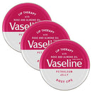 KRISP 3 x 20g Rosy Dry Lips Lip Balm Moisturiser Soft Soothing Nourishing